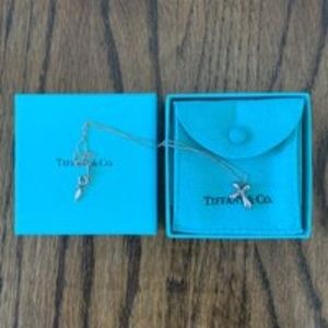 Tiffany & Co Silver Cross Necklace